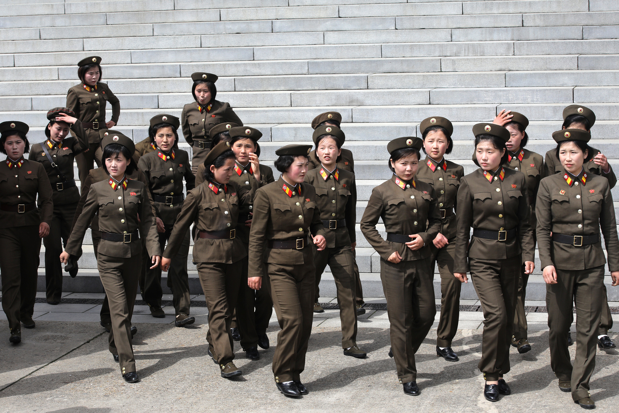 North korean women