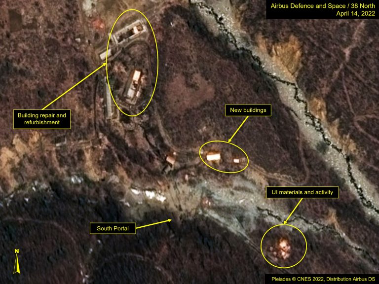 Punggye-ri Nuclear Test Site: Work Continues Around South Portal