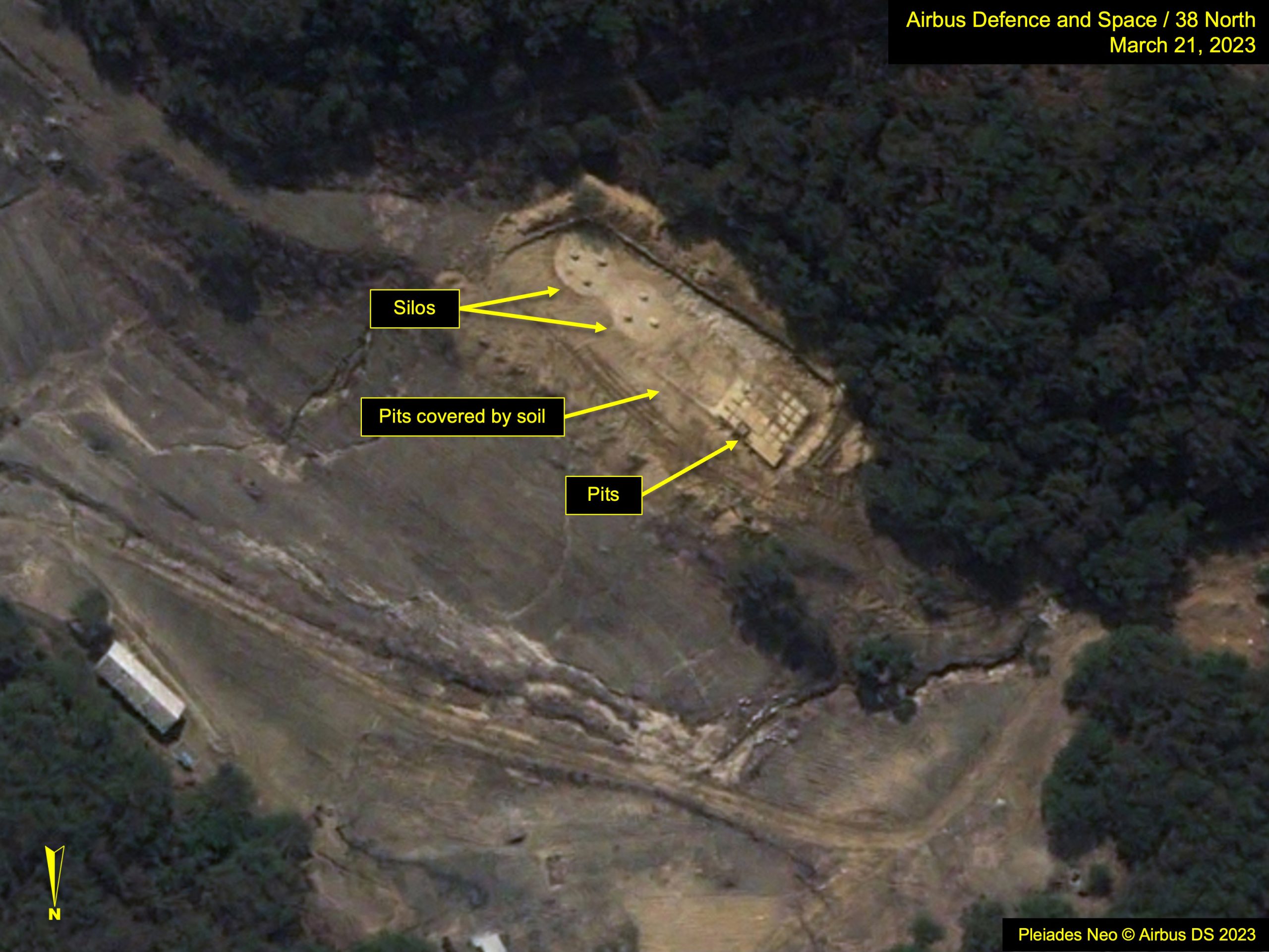 Satellite Imagery Reveals New Activity at the Old Waste Site at