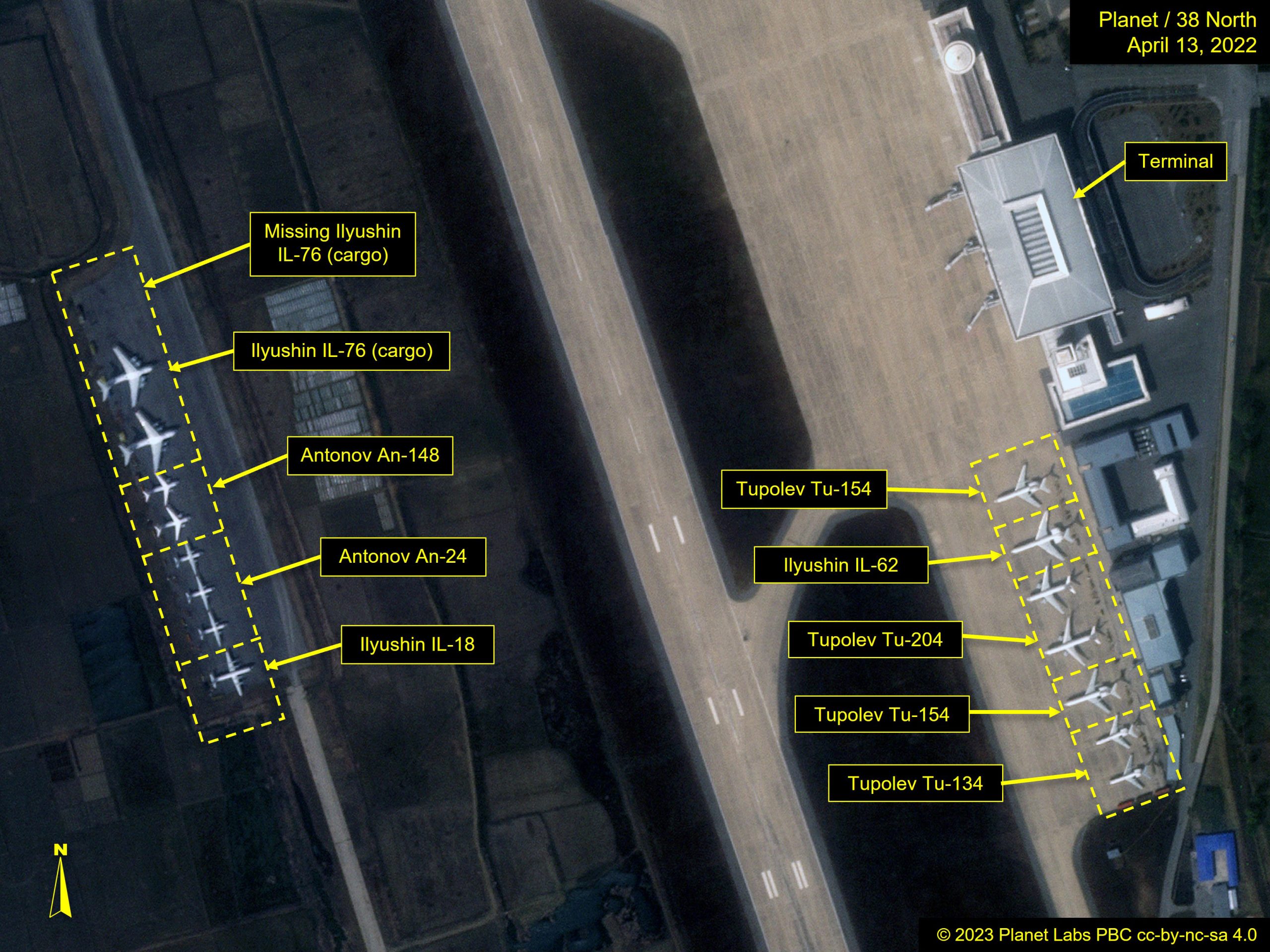 A Flurry of Aircraft Maintenance Activity at Pyongyang Airport