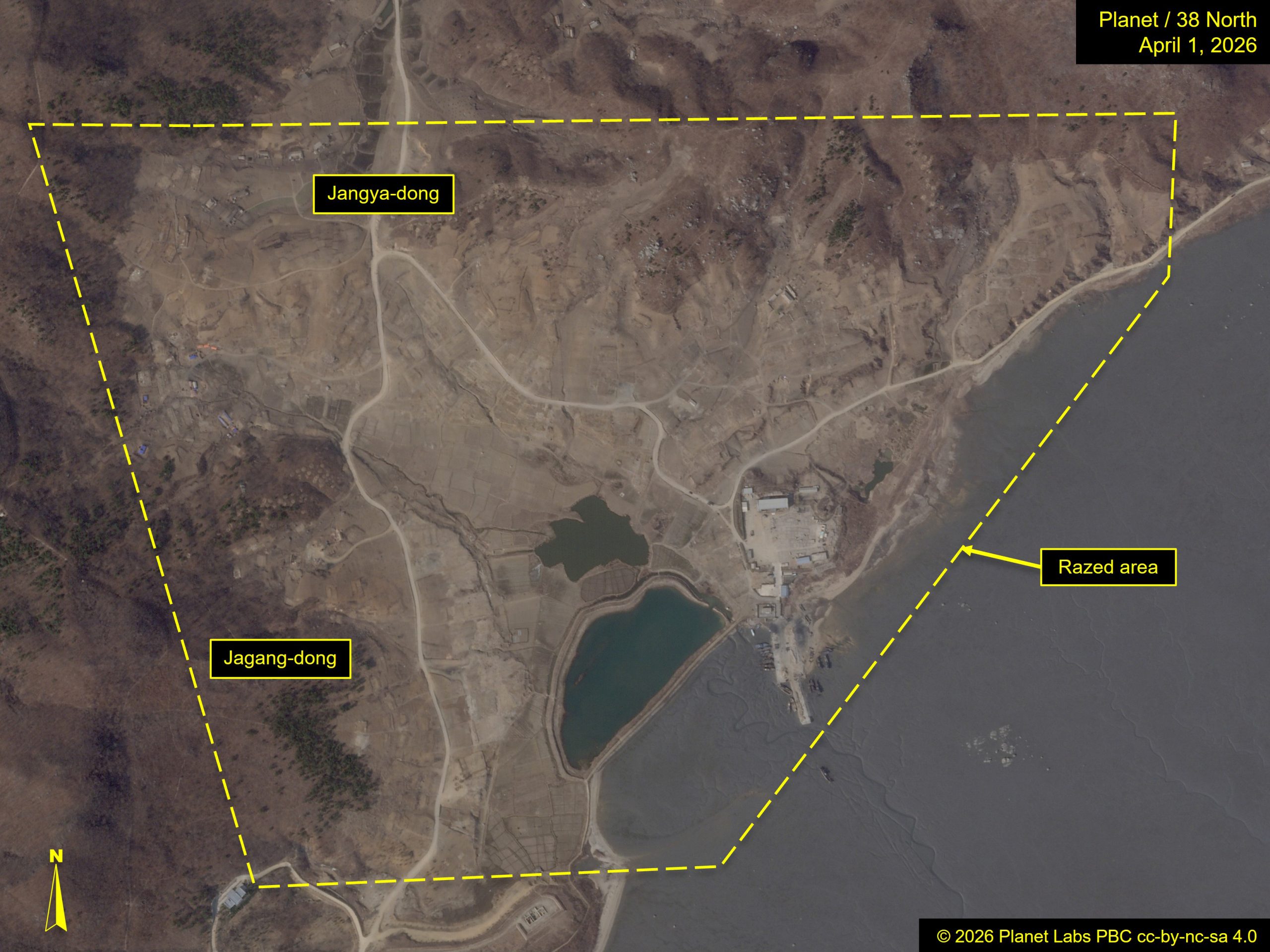 Villages Bordering Sohae Satellite Launching Station Razed 